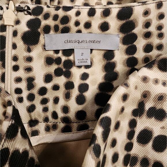 CLASSIQUES Entier silk blend polka dot‎ print pencil skirt size 2 new!!! - Picture 7 of 10